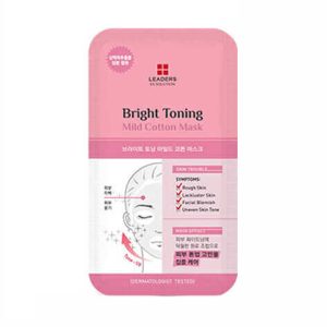 Leaders Ex Solution Bright Toning Mild Cotton Facial Mask