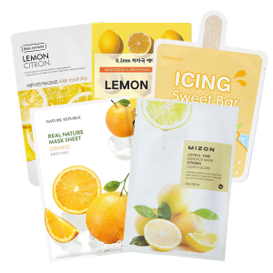 PURESEOUL JUICY VITAMIN C SHEET MASK PACK (INC. 5 MASKS)