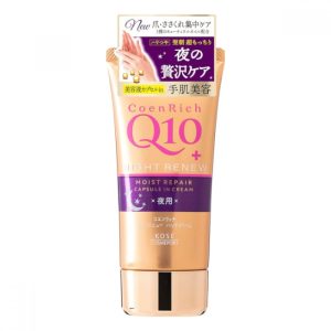 Kose – Coenrich Q10 Night Renew Moist Repair Capsule in Cream (Hand & Finger) – 80g