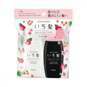 Kracie – Ichikami Smoothing Shampoo & Conditioner Mini Set – 1set(2items)