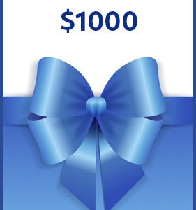 Gift Card $1000 Gift For You