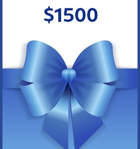 Gift Card $1500 Gift For You